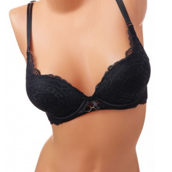 PushUp Bra 75B Black New; Hit 6088 foto